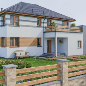 Projekt "Oliszki" - piętrowy dom jednorodzinny